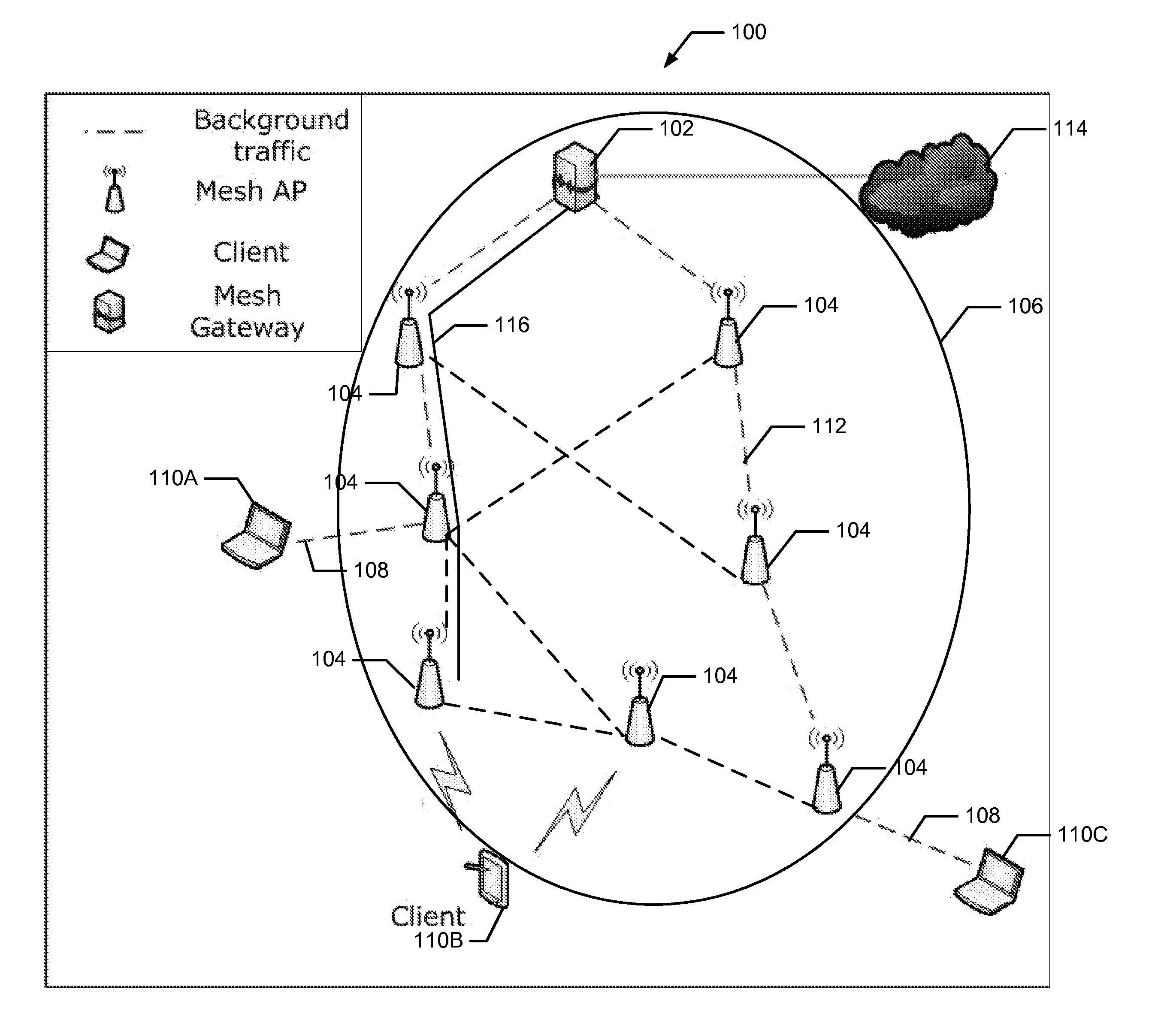 Method, apparatus, and system for connecting a mobile client to wireless networks