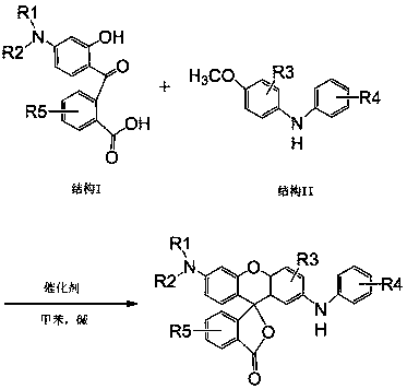 A kind of synthetic method of fluoran compound and its catalyst