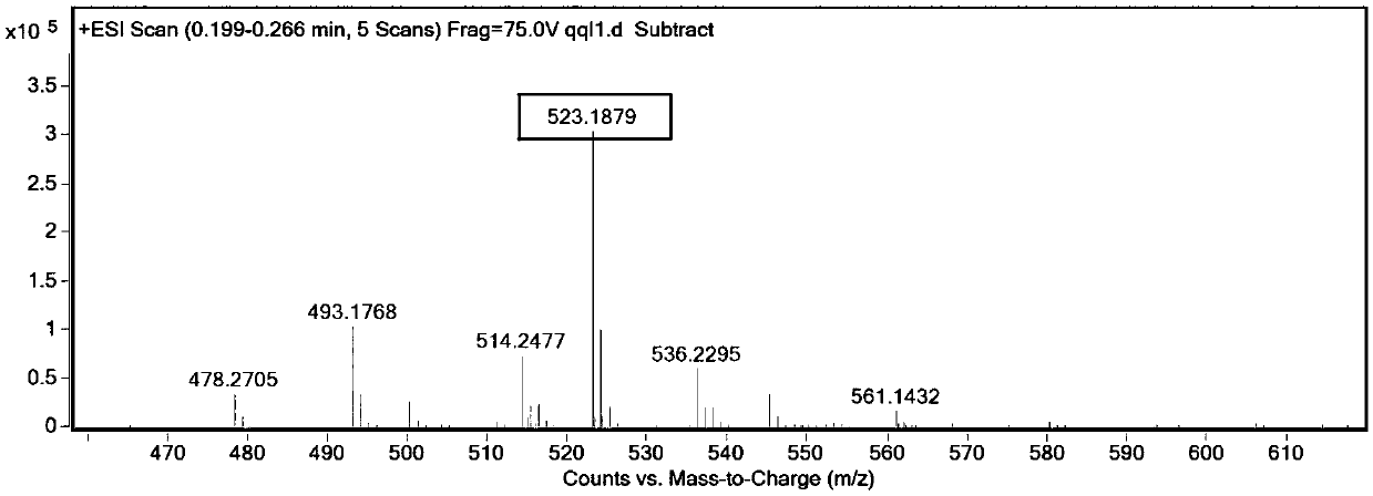 488 nm excited no-clean Halo-tag probe as well as synthesis and biological application thereof