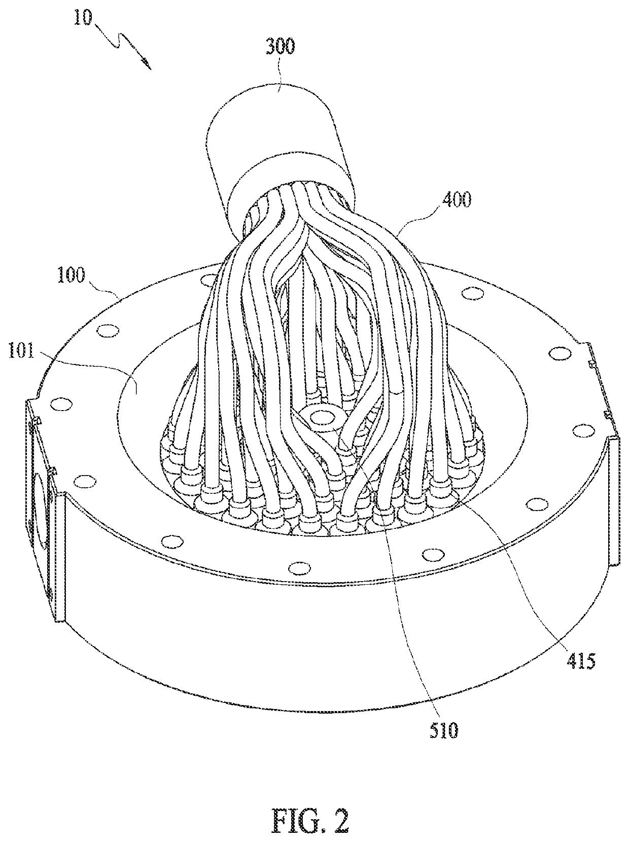 Injection device for liquid rocket