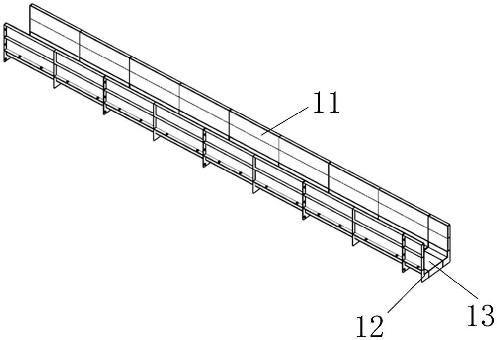Bearing type metal modular beam form device and system