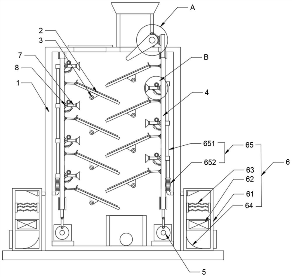 Grain drying mechanical equipment for agricultural processing