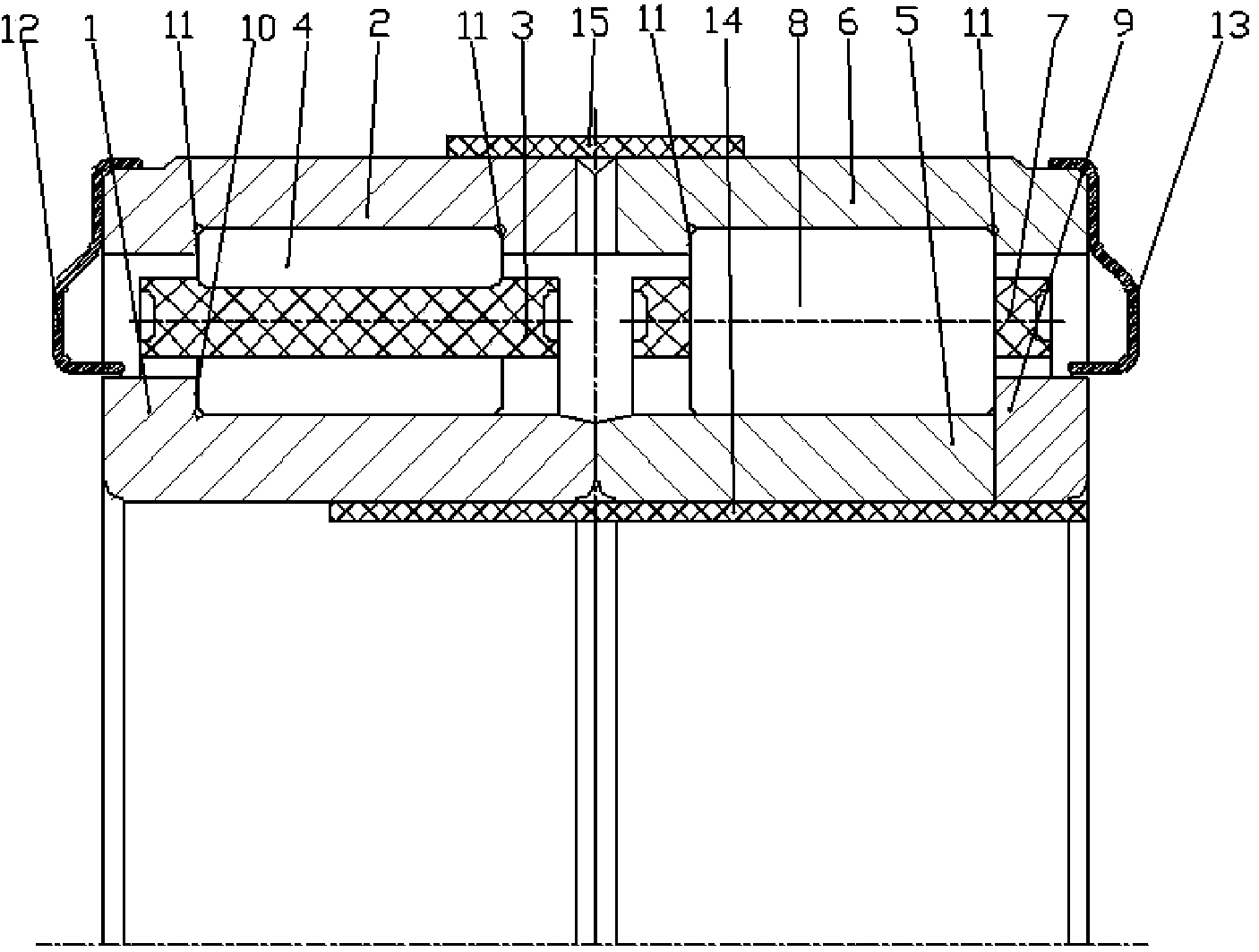 Bearing for large axle load axle box