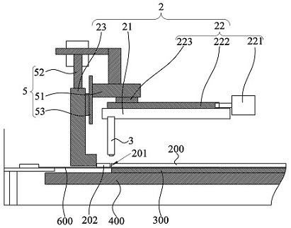 A handling device, wafer processing equipment, and wafer concentricity adjustment method