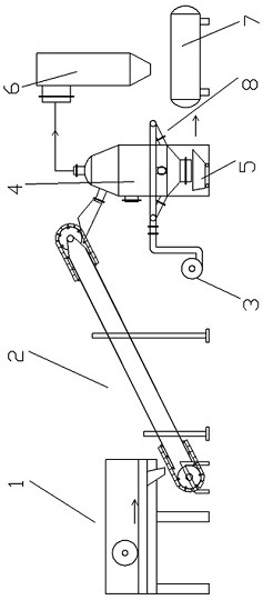 Steel slag waste heat utilization device and operation mode thereof