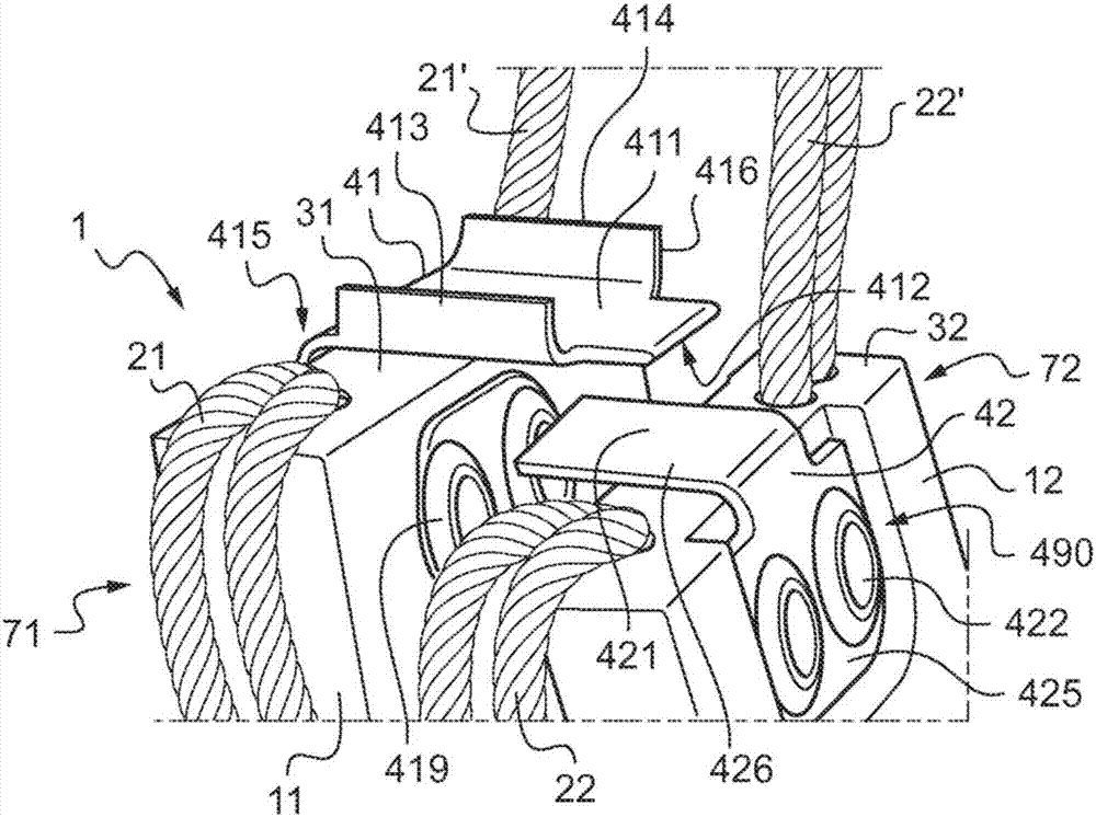 Twin brush with bearing plate