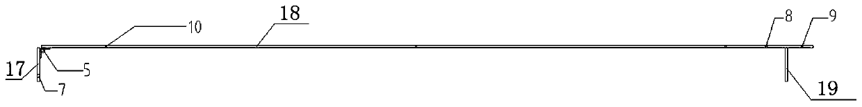 Support cleaning device and application method for preventing blast hole collapse in tunnel advance prediction