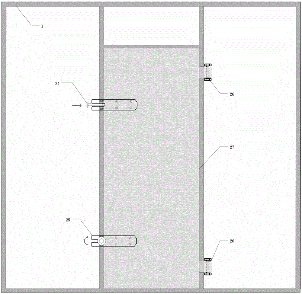 A fire test chamber with variable low pressure and variable oxygen concentration