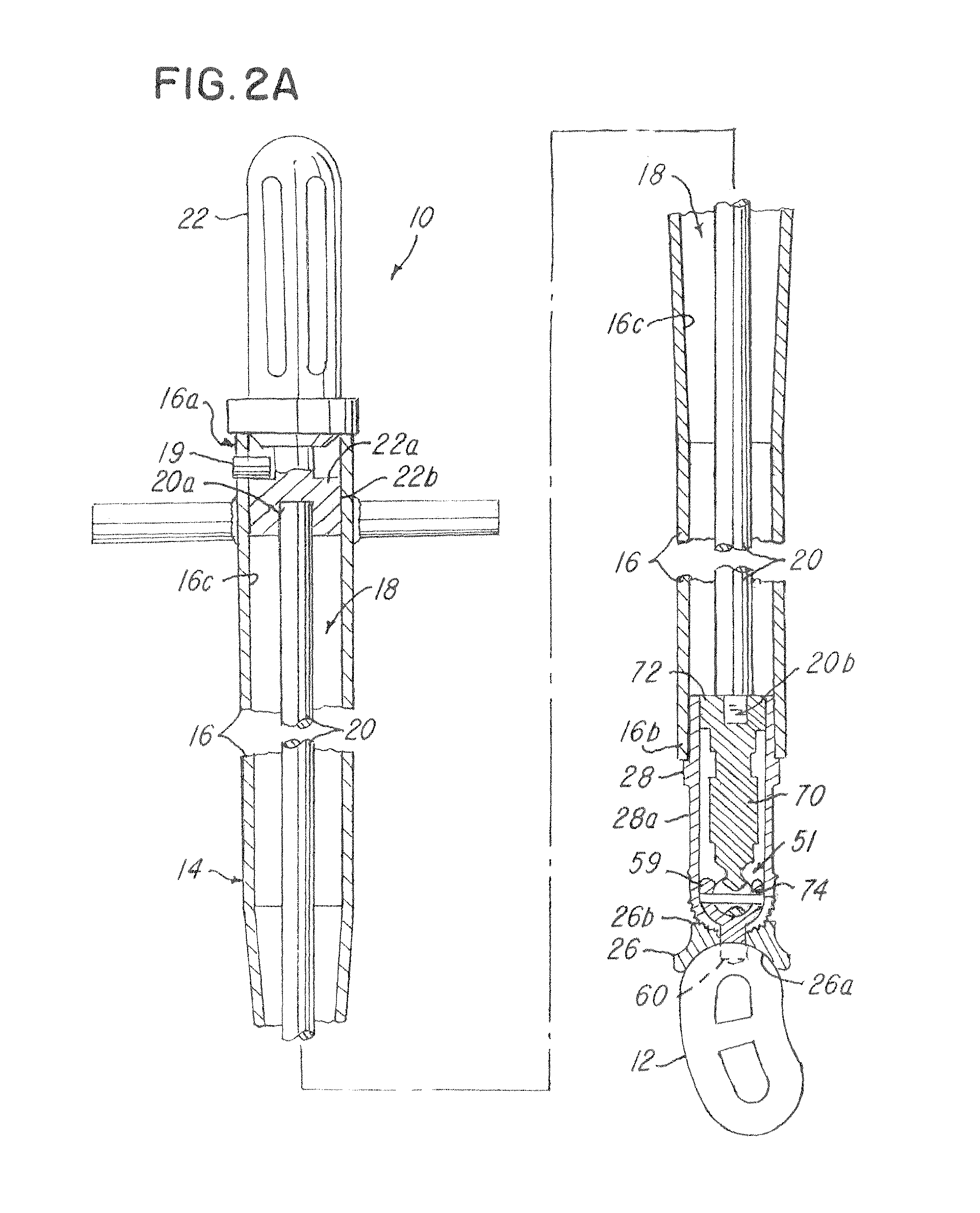 Surgical instrument with pivotable implant holder