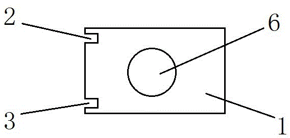 Sliding rail base of notch grinder