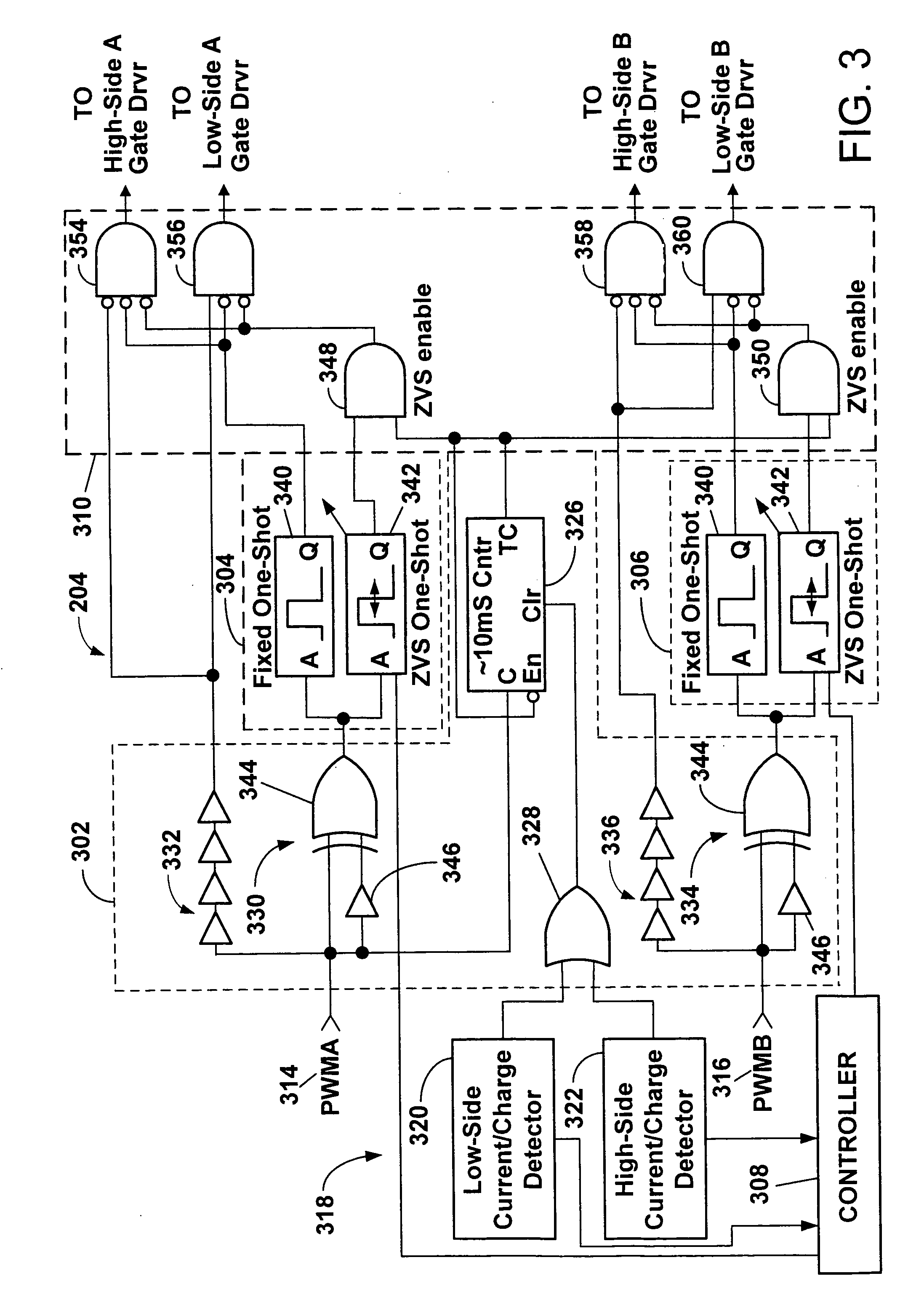 Automatic zero voltage switching mode controller