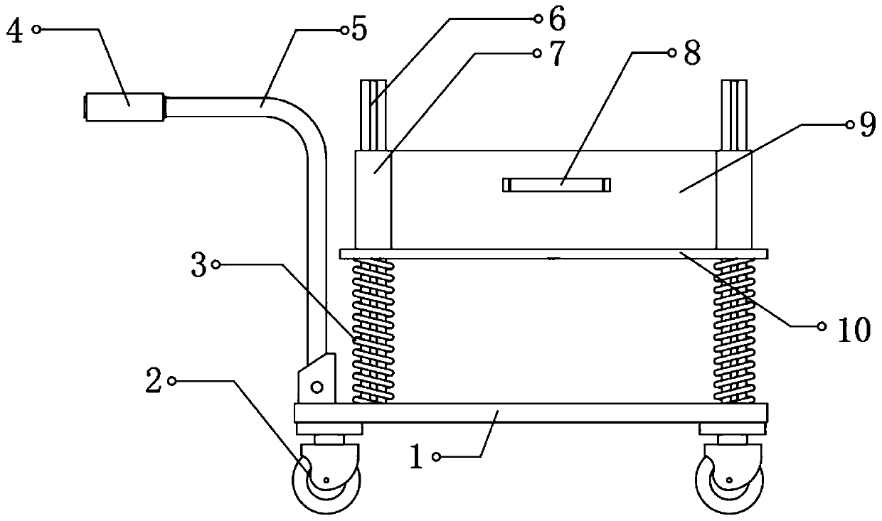 Transportation device for production of oil pipe joint of automobile