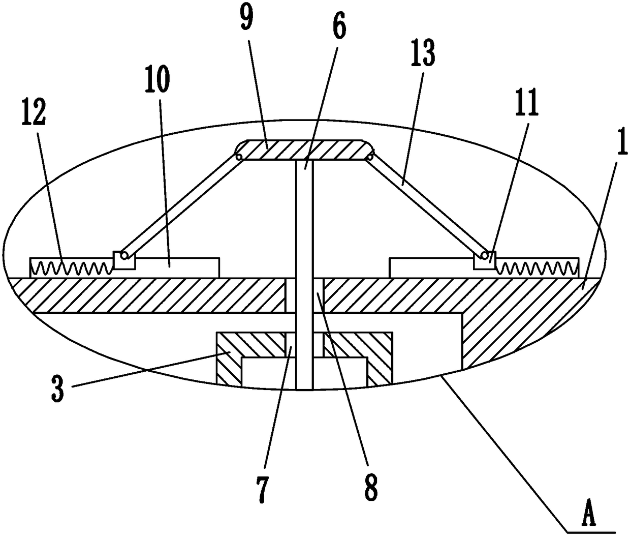 Rehabilitation device for patient with leg fracture