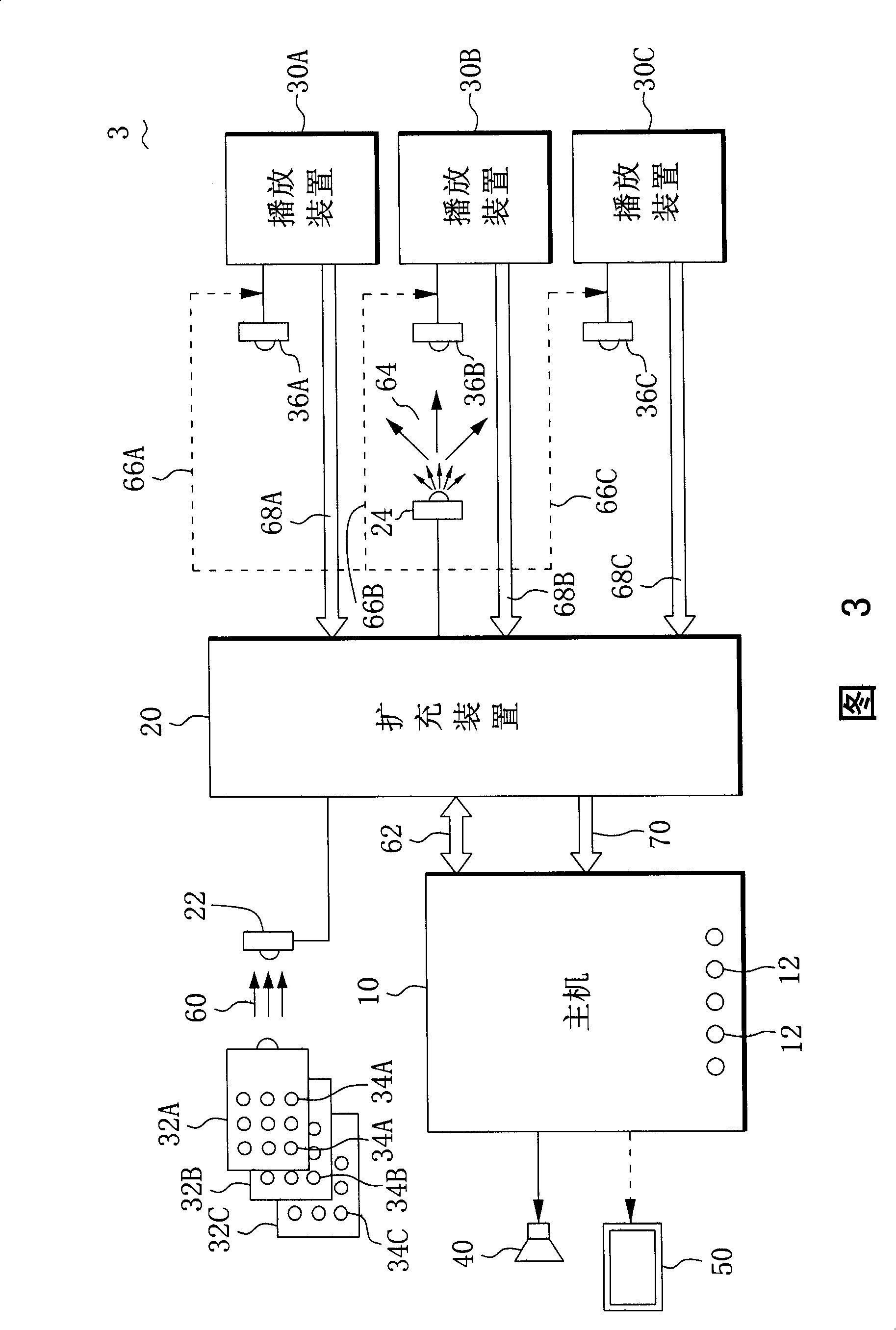 Vehicular image and sound expansion apparatus with study function and Vehicular image and sound system using same and study method