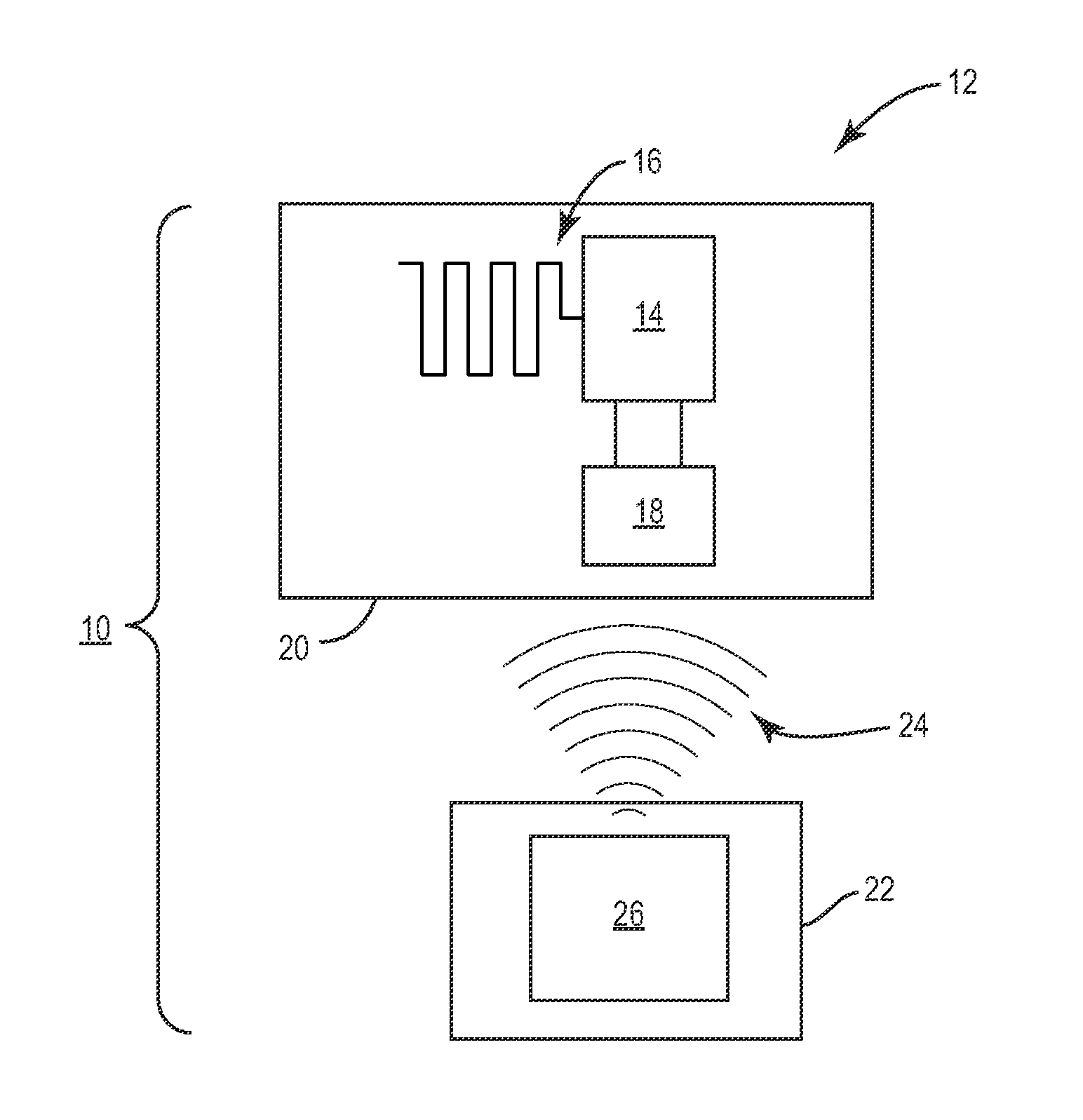 Discontinuous loop antennas suitable for radio-frequency identification (RFID) tags, and related components, systems, and methods