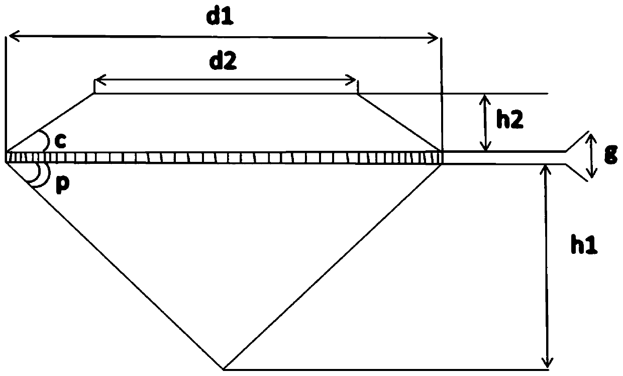 A diamond structure with a star door inside