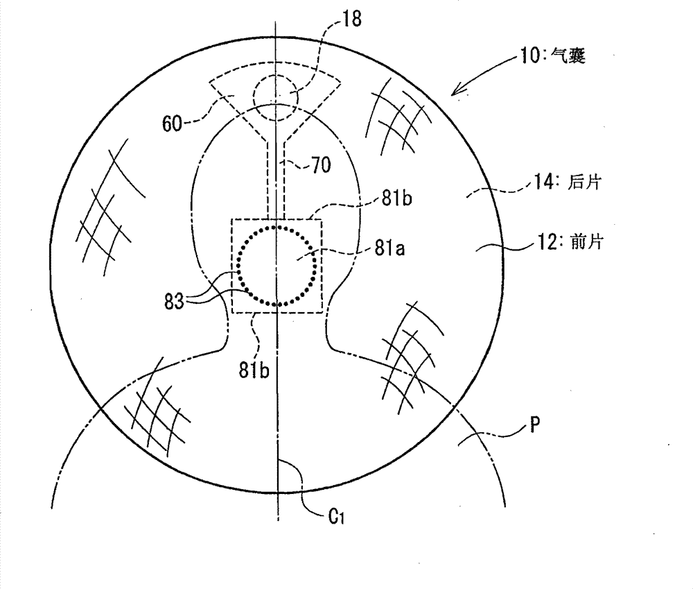 Airbag and airbag apparatus