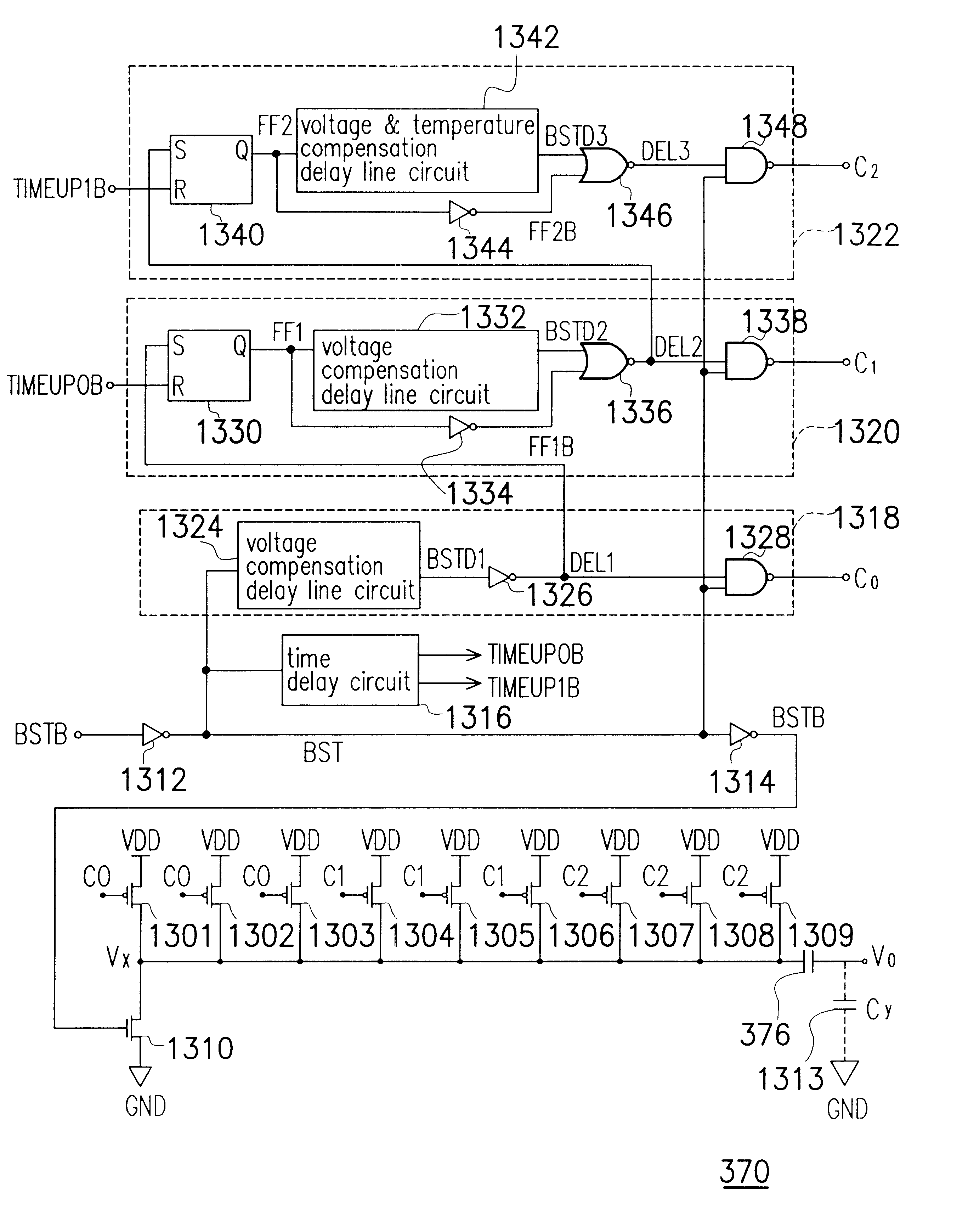 Voltage-boosting generator for reducing effects due to operating voltage variation and temperature change