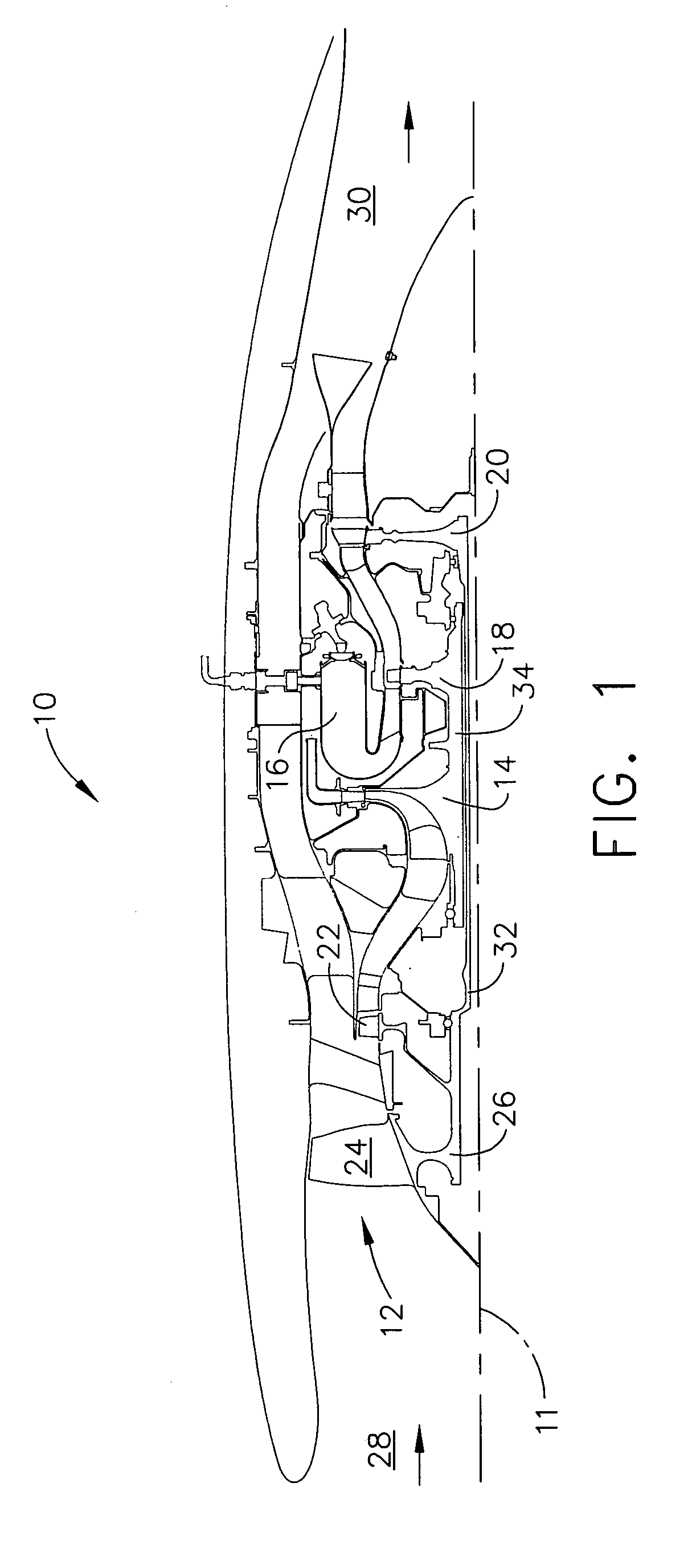 Gas turbine engines seal assembly and methods of assembling the same