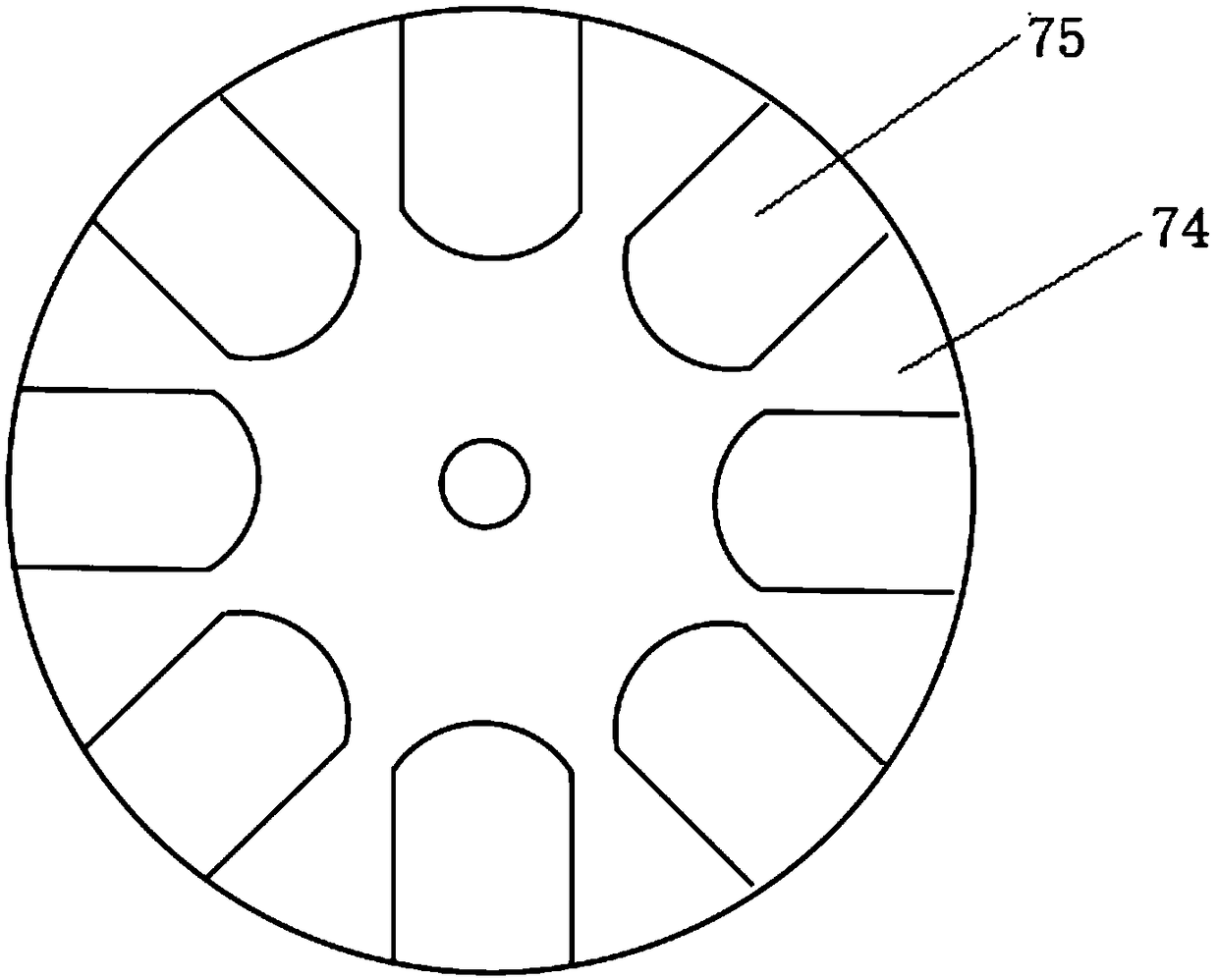 Angle-adjustable tennis ball shooting device