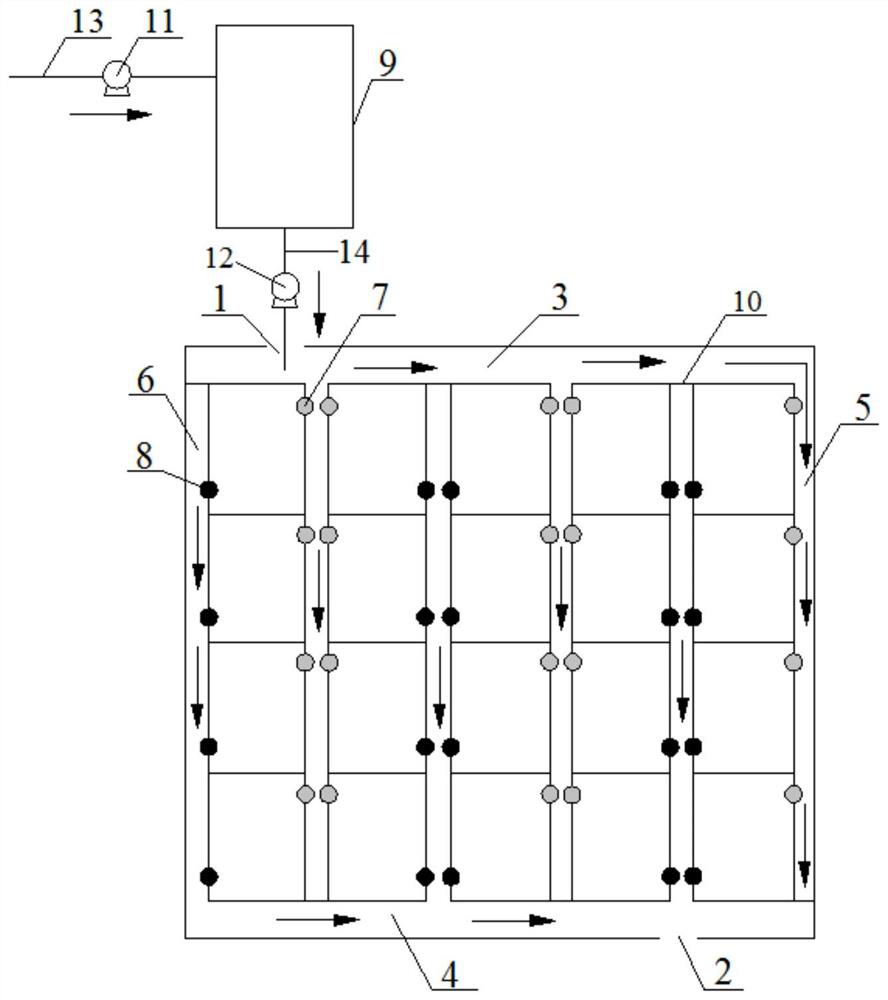 An irrigation system for improving quality and efficiency of rice