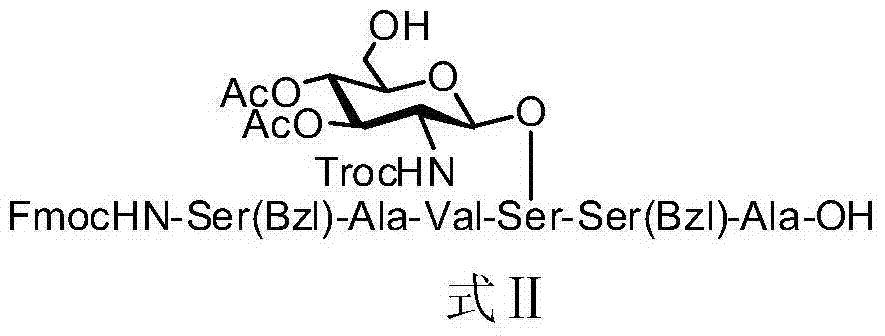 Synthetic method of glycopeptide
