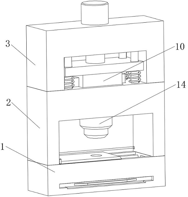 Wind power door frame flange production equipment based on sliding type workbench