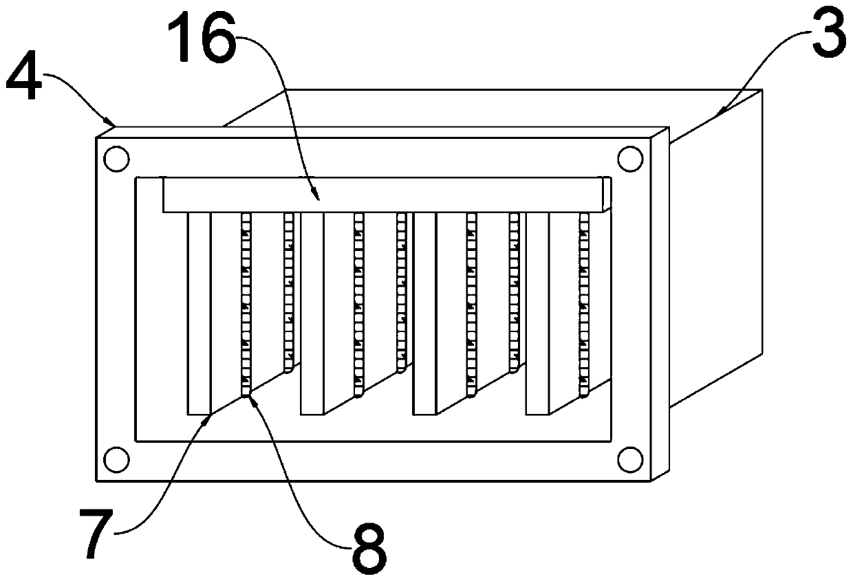 Dustproof case body for computer case