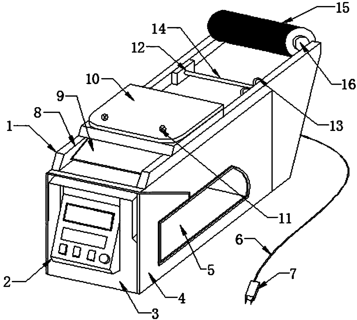 Printing and stripping integrated device for offset surface of printed matter