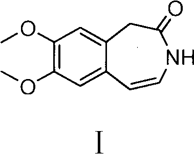 Preparation method of 7,8-dimethoxy-1,3-dihydro-2h-3-benzazepin-2-one