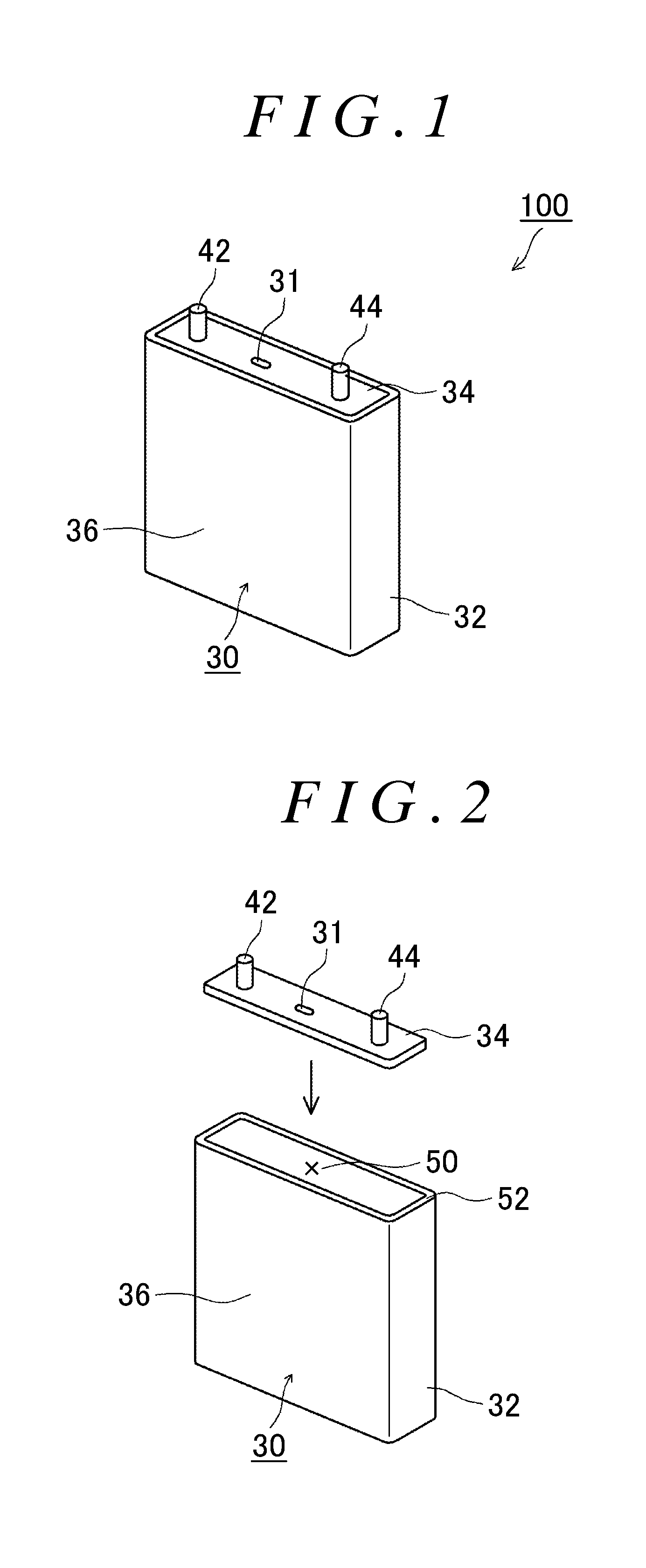 Sealed battery and a method for manufacturing the same