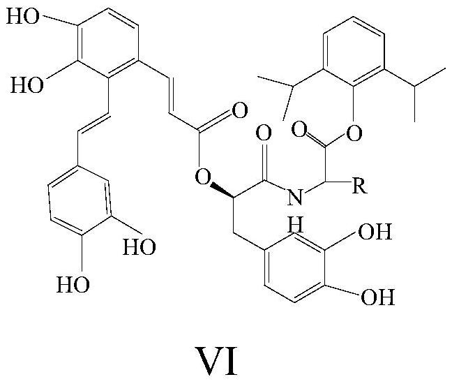 Propofol compound as well as preparation method and application thereof