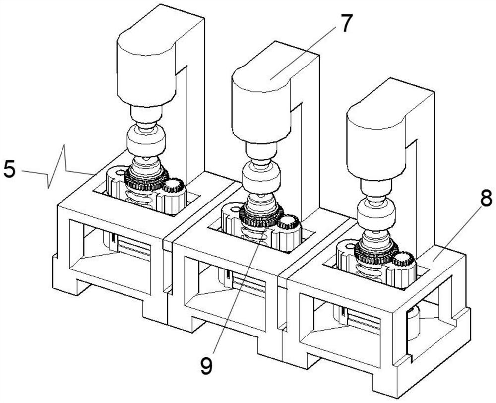 Automatic welding production line for pump shell press-fitting robot