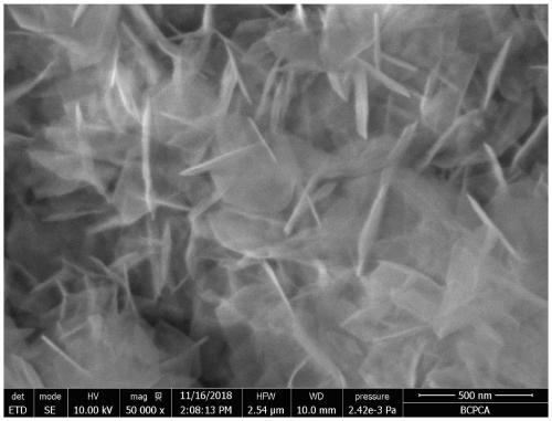 Amorphous nickel-iron oxide nanometer sheet-shaped electrocatalysis material and preparation and application thereof
