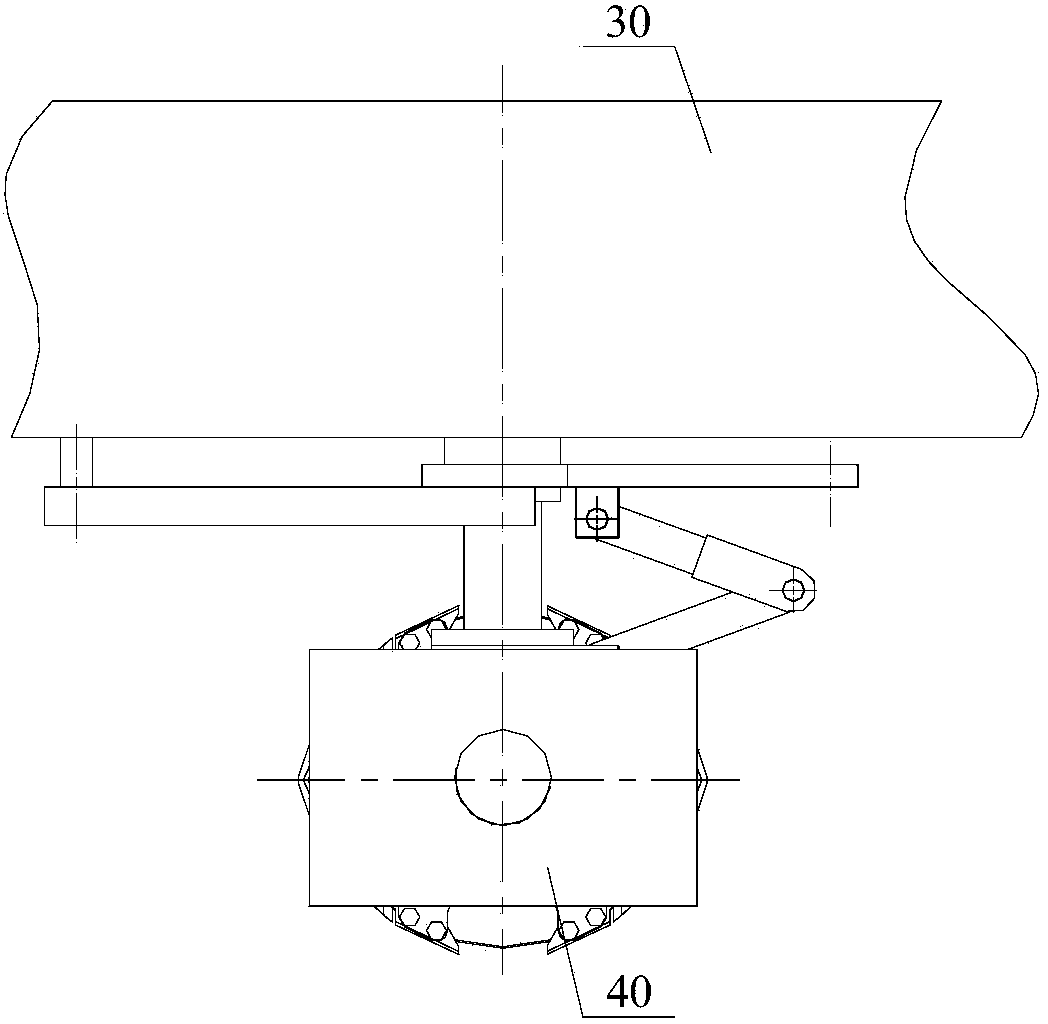 Independent suspension system and crane with same