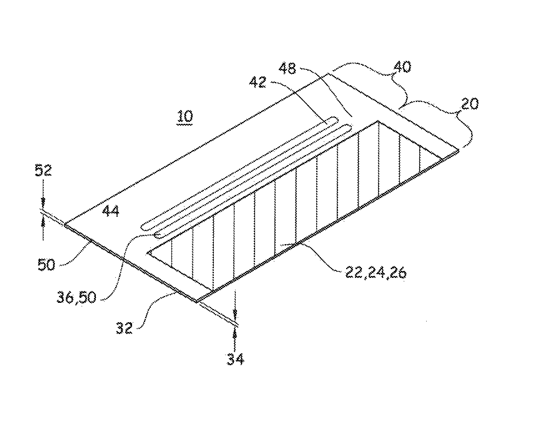 Direct mounted photovoltaic device with improved adhesion and method thereof