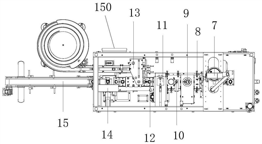 Novel single-row linear filling and sealing machine