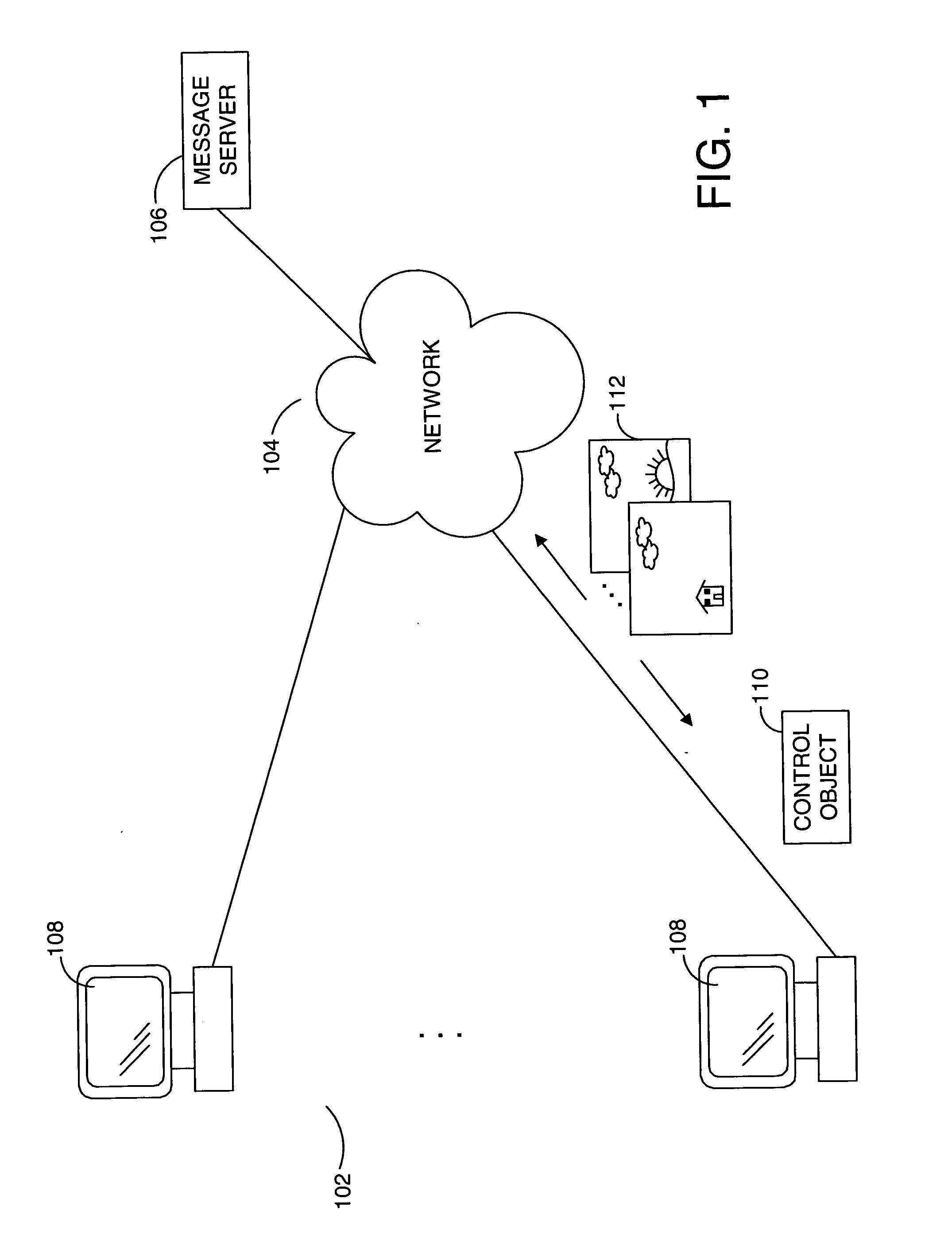 System and method for realtime messaging having image sharing feature