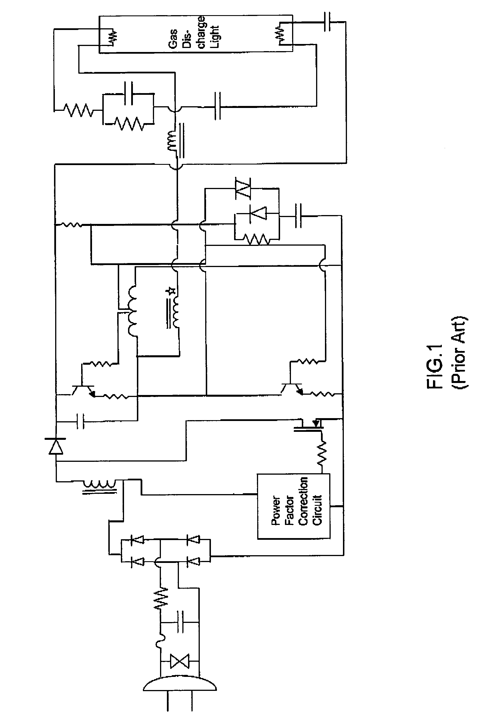 Methods and Apparatus for Self-Starting Dimmable Ballasts With A High Power Factor