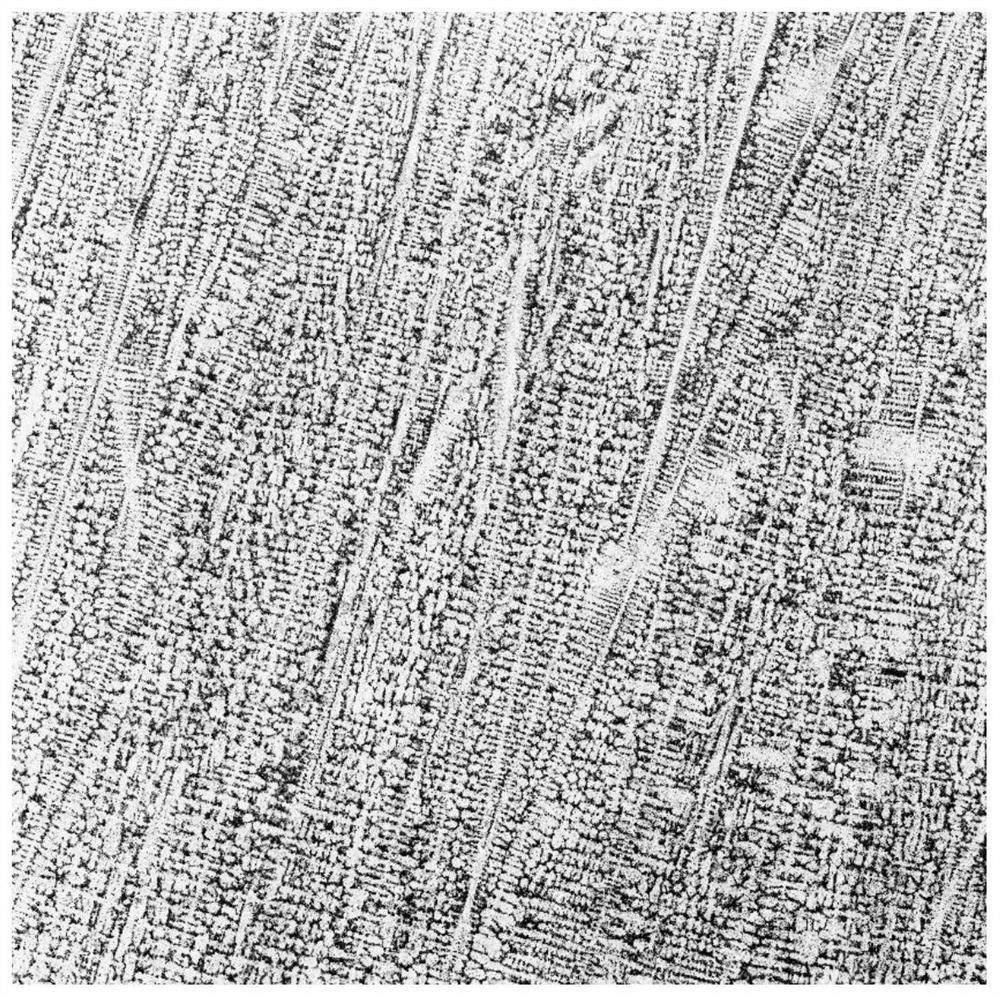 As-cast dendritic crystal corrosive agent for hot work die steel H13 and use method thereof