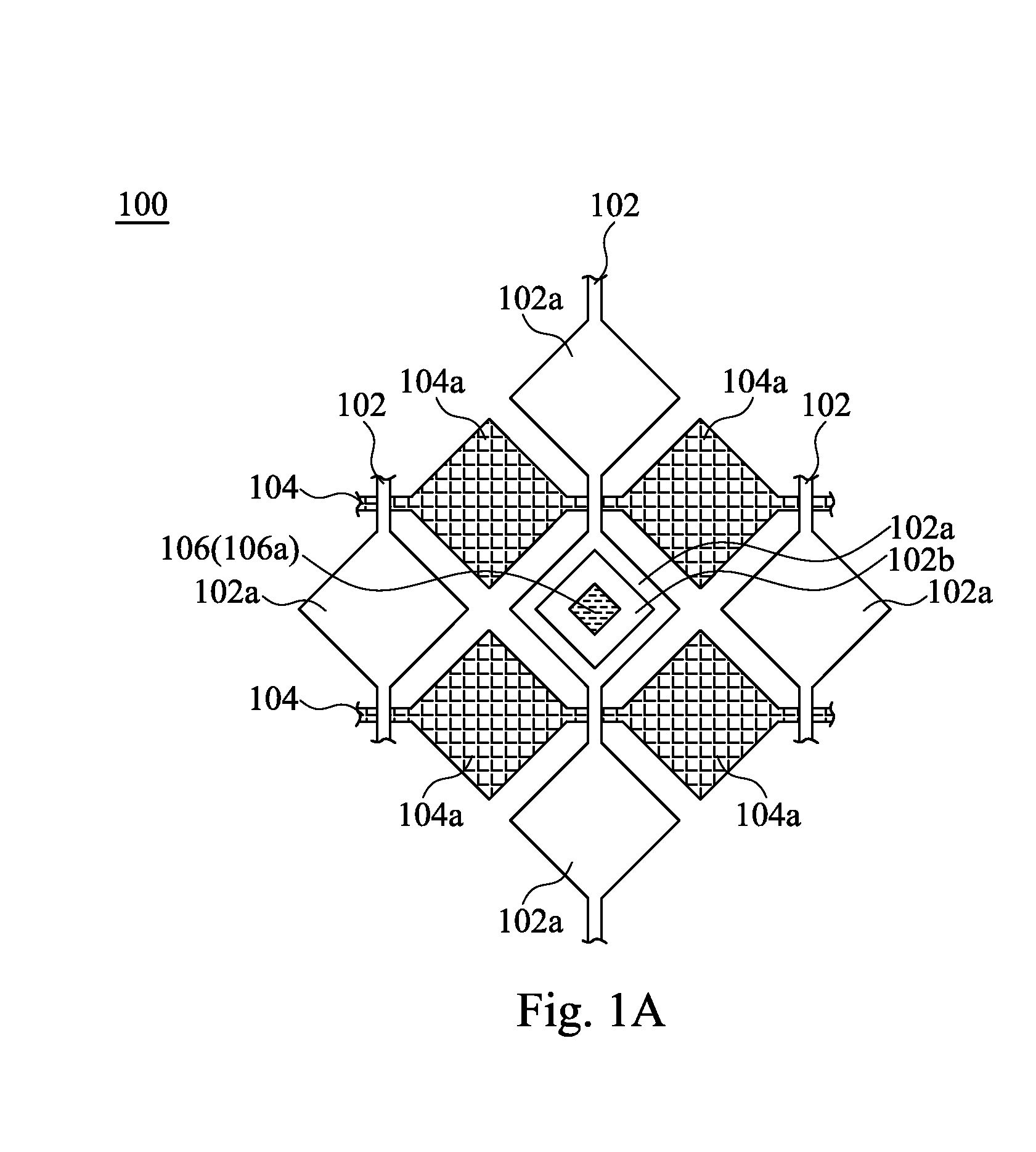 Touch unit array and a display panel having the same