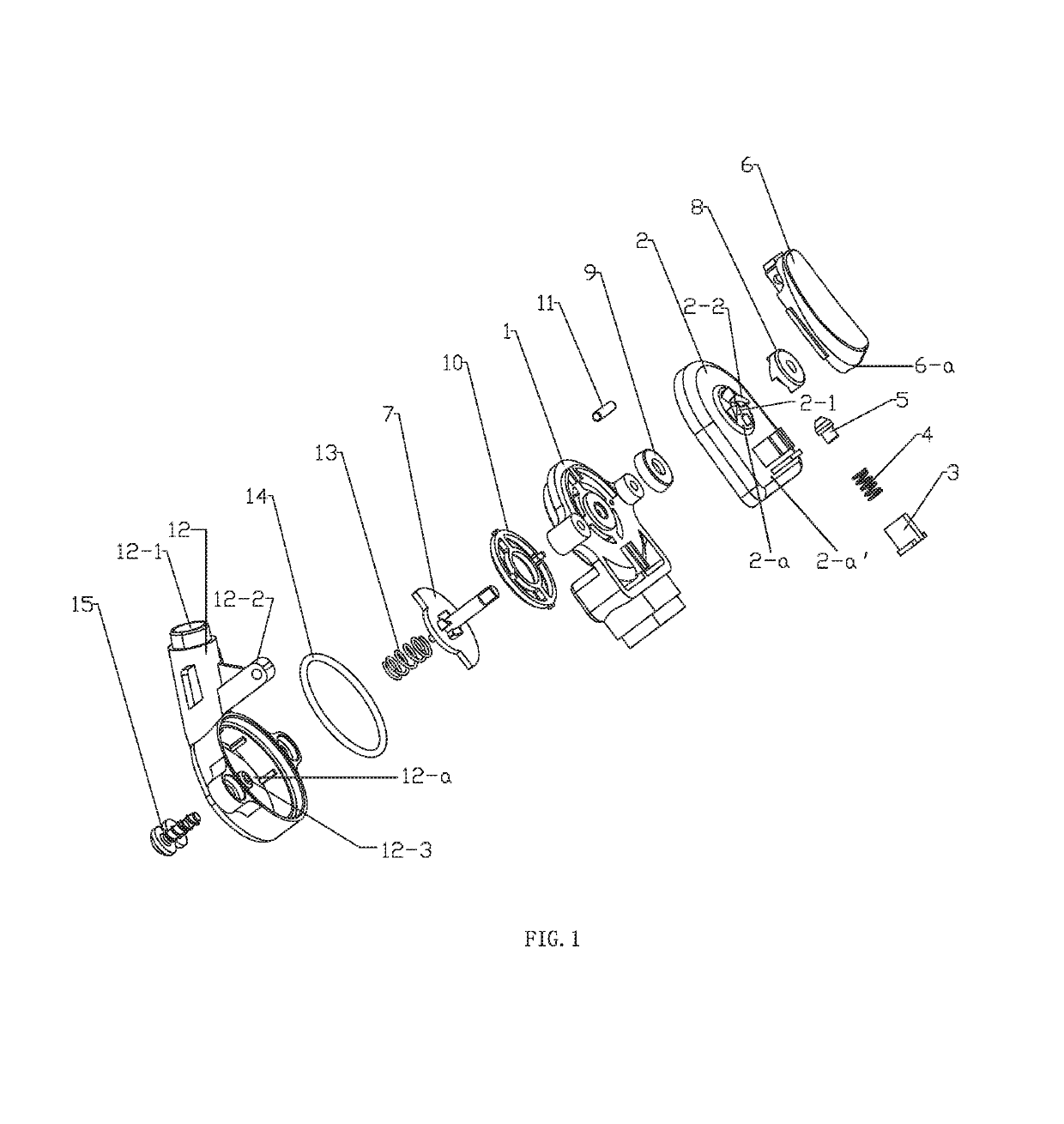 Pressing waterway switch device and shower head