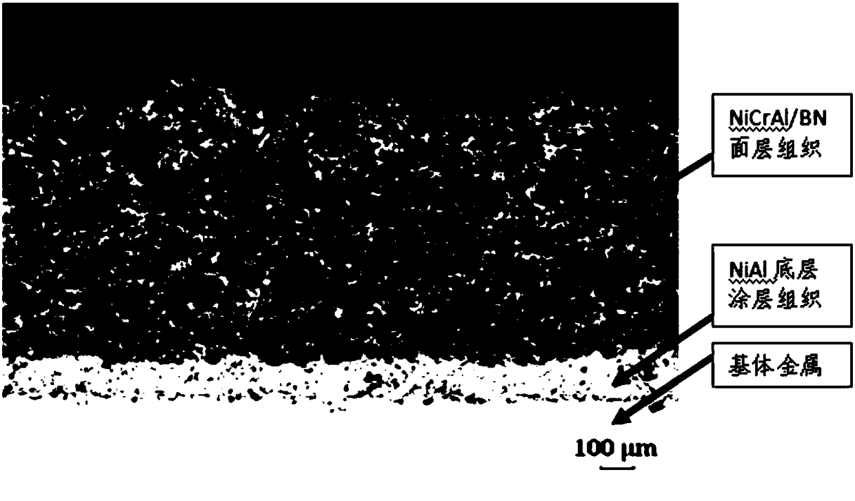 Marine corrosion-resistant thermal spraying abradable seal coating and preparation method thereof