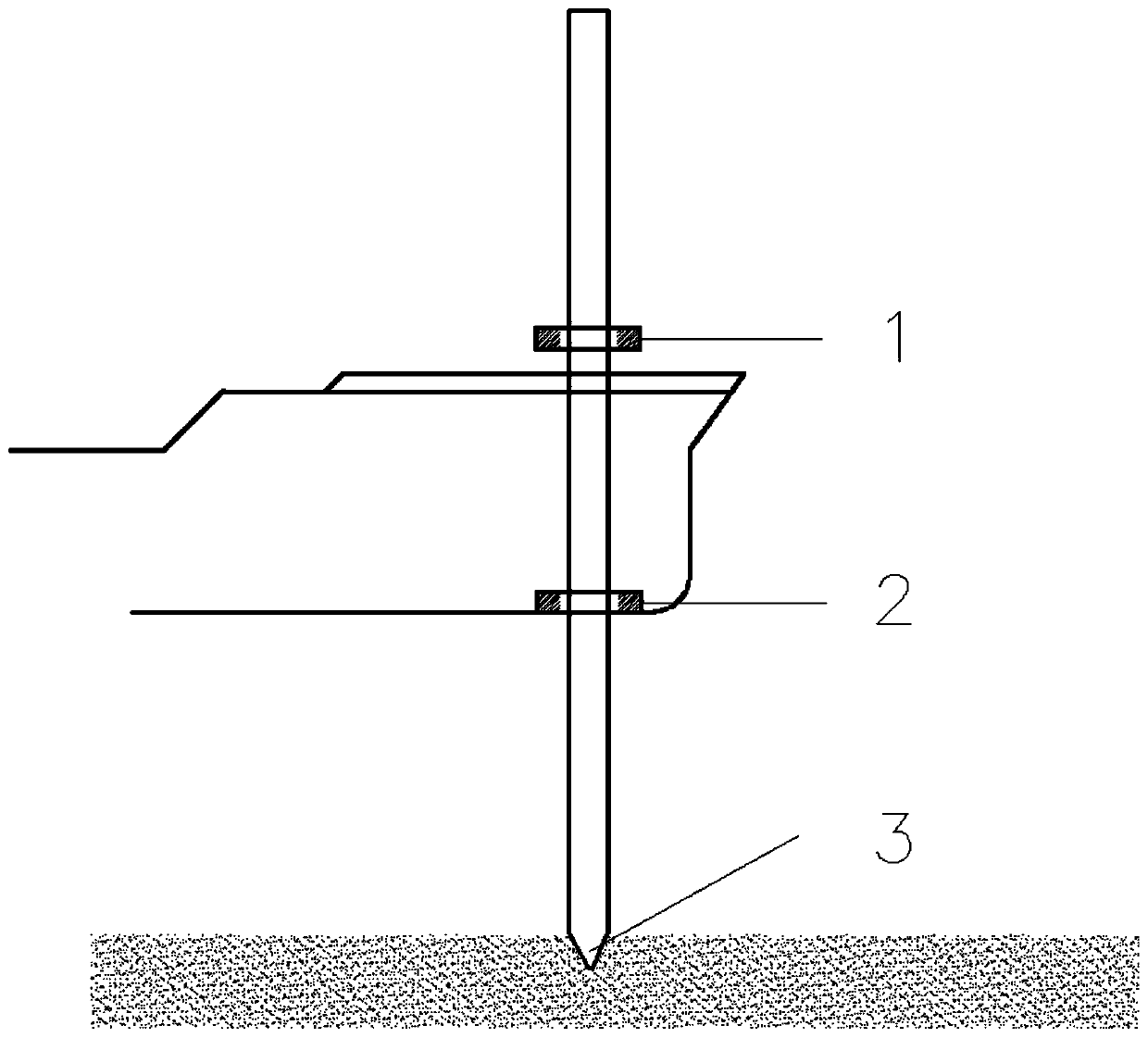 A method for calculating a motion load of a cutter suction dredger under a longitudinal buffering effect