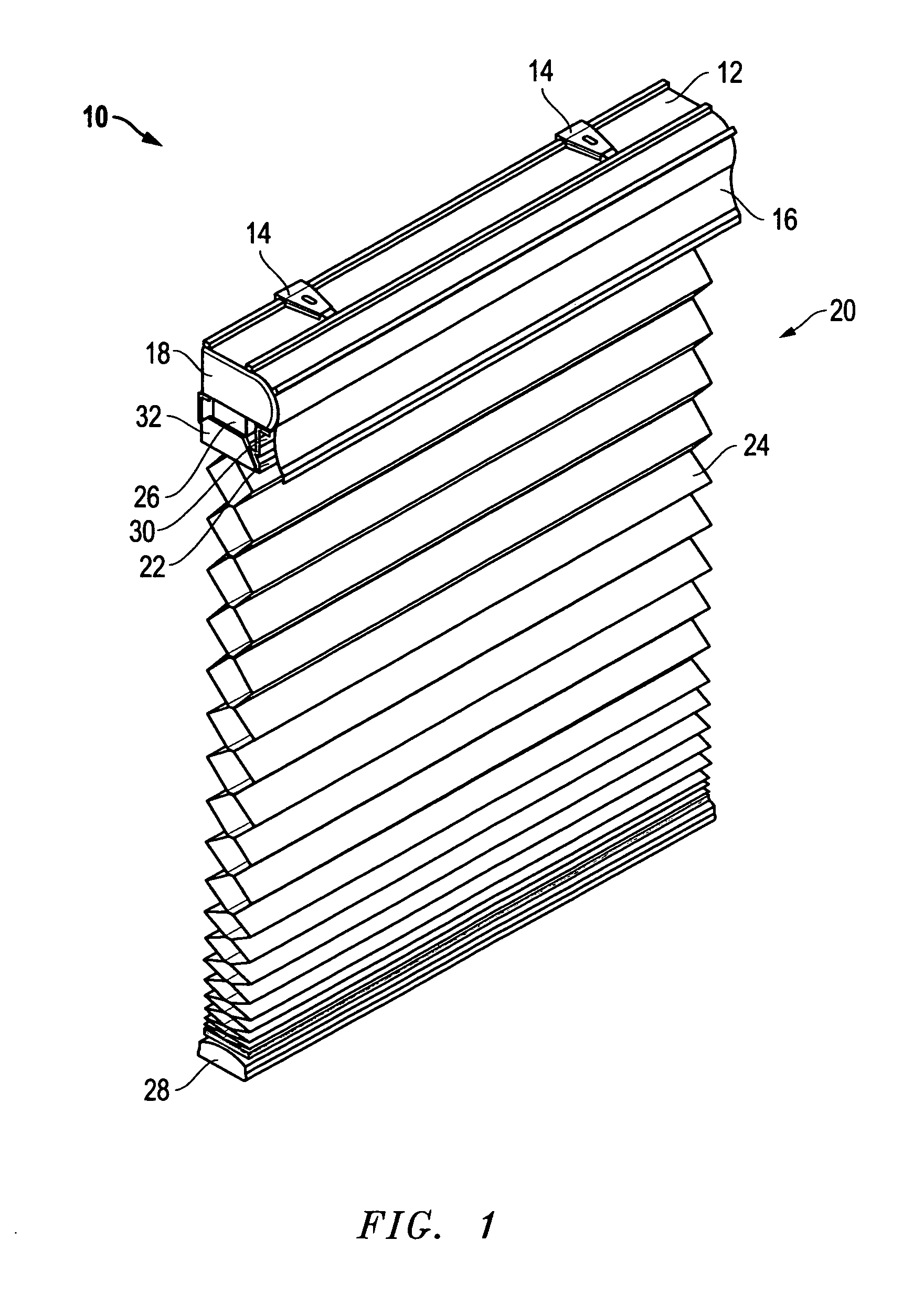 Automatic releasable top down shade system and method