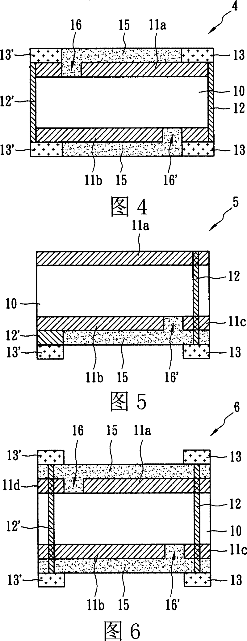 Surface adhesion type overcurrent protection element