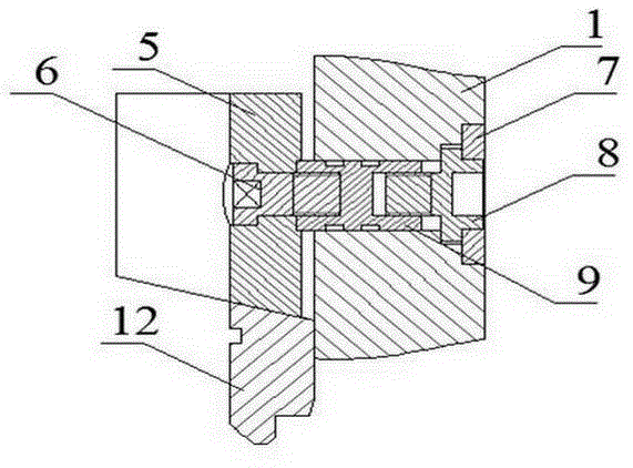 Bevel unloading low-opening-fore square drilling rod plug valve