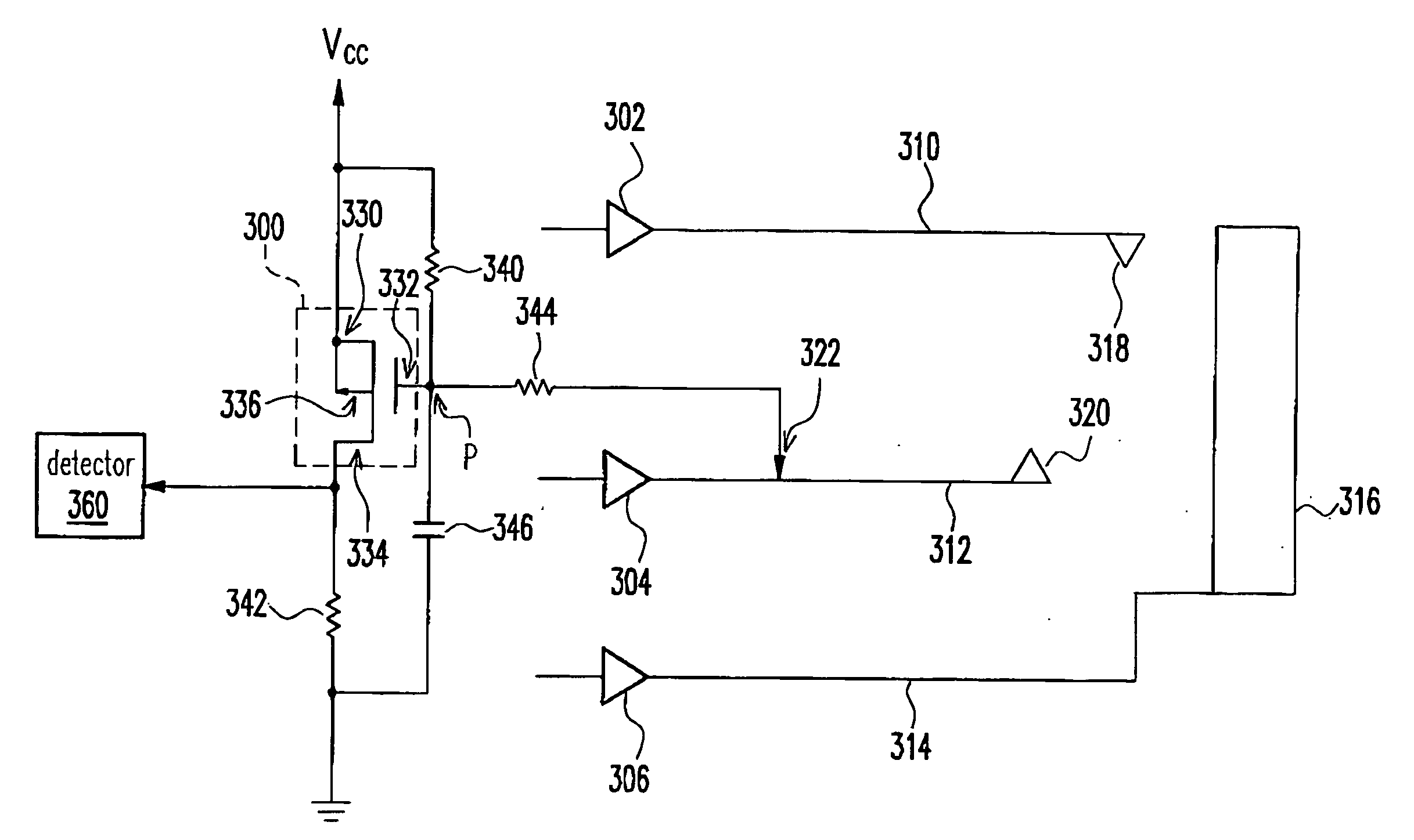 Earphone detection circuit