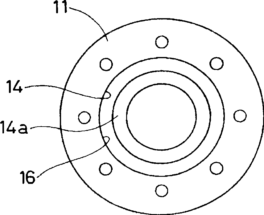 Injection cylinder in injection apparatus for molding metal material