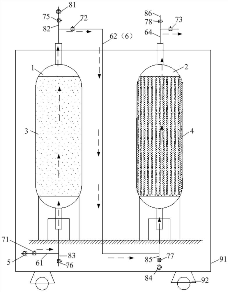 Desulfurized gypsum washing water treatment system, cleaning method and control system